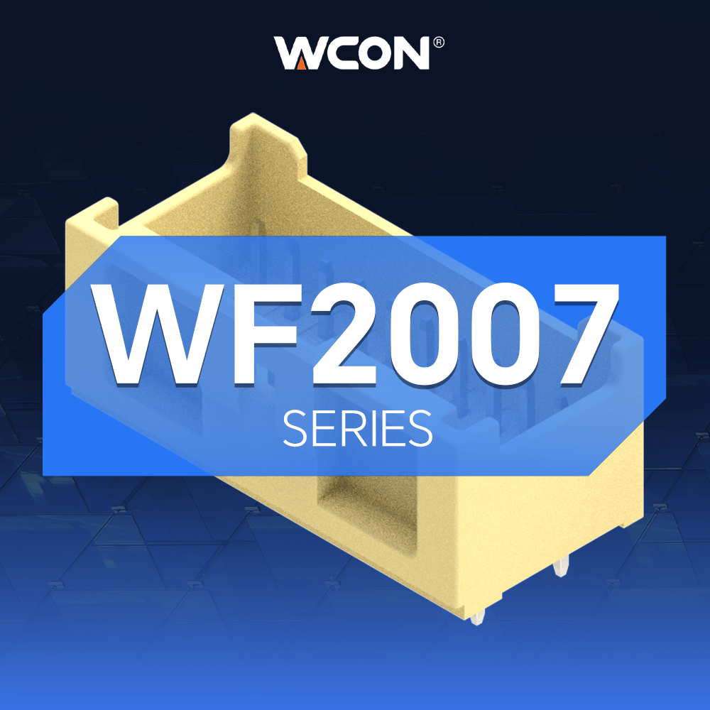 WF2007 Series Connector: 2.0mm Pitch, Dual Locking, Robust Dual-Contact Design